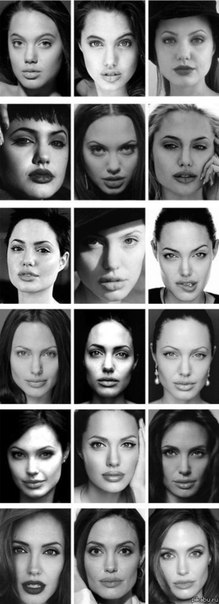 Анджелина Джоли 14-37 лет.