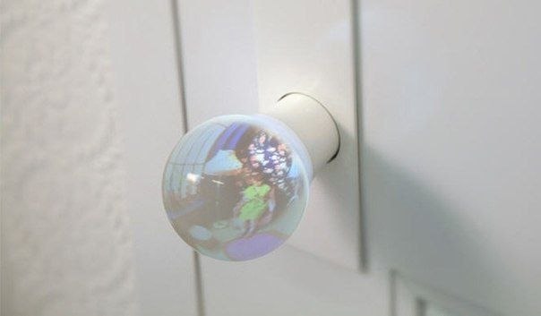 Ручка, на которой видно кто стоит за дверью
